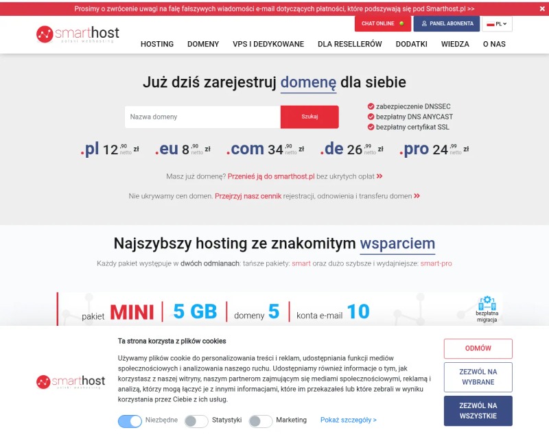 Smarthost strona główna